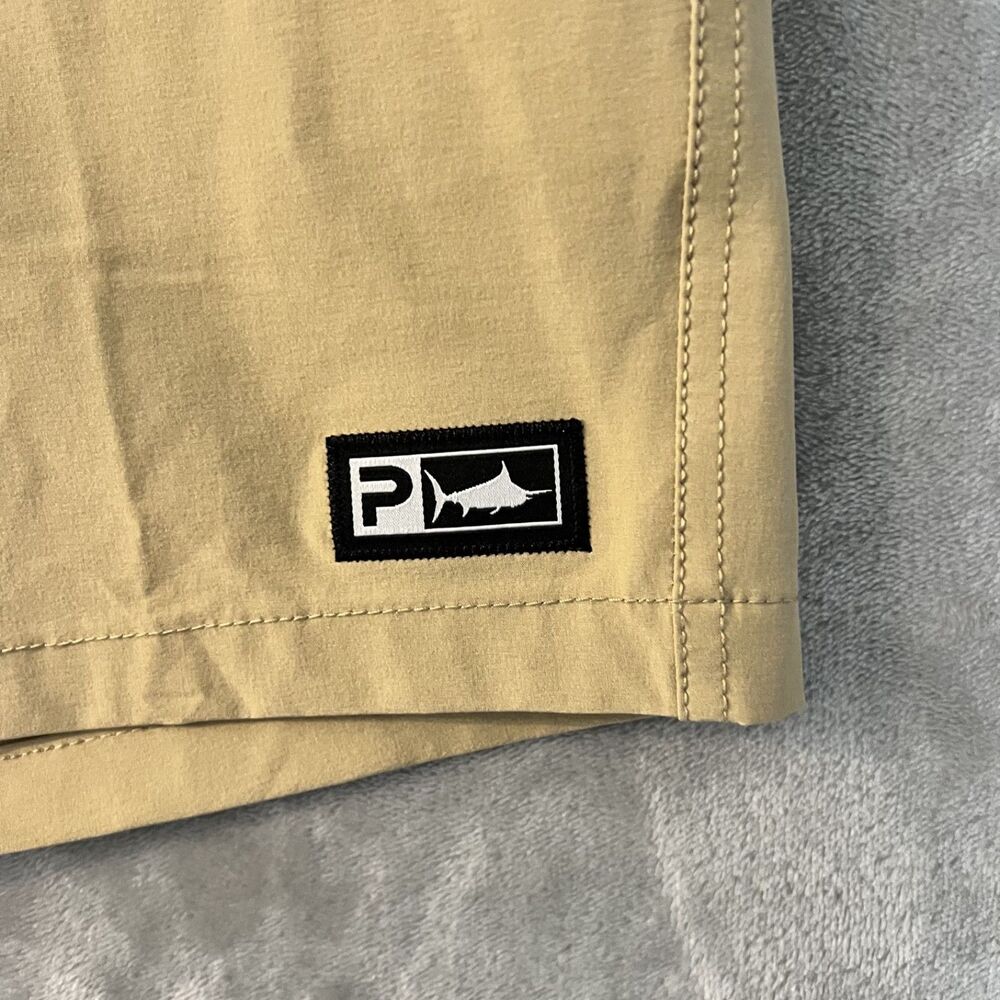 Pelagic Men’s Khaki Fishing Shorts Performance Outdoor Size 38 NEW - Picture 4 of 8
